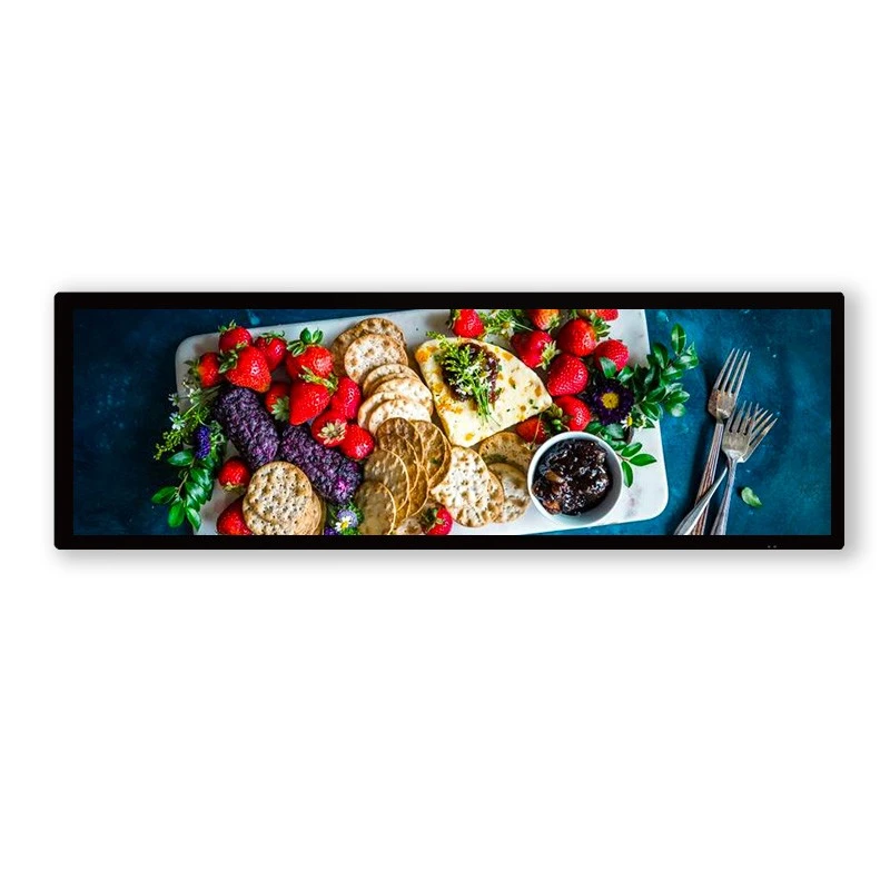 49.5 Inch LCD Bar Igaragaza Mu maso Habiri Igicapo Umuhinguzi